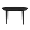 Weber Matte Black 54" Oval Dining Table