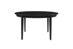 Weber Matte Black 54" Oval Dining Table