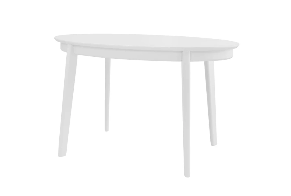 Weber Matte White 54" Oval Dining Table 2 Weber Matte White 54" Oval Dining Table - Image 2