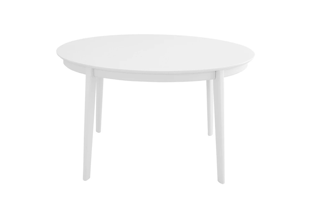 Weber Matte White 54" Oval Dining Table 3 Weber Matte White 54" Oval Dining Table - Image 3