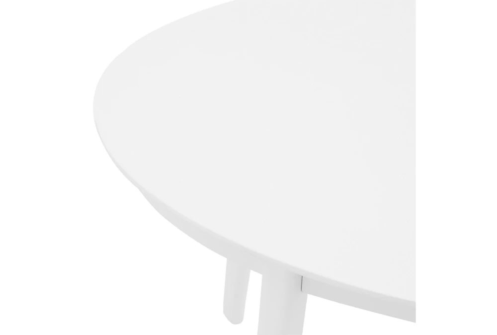 Weber Matte White 54" Oval Dining Table 5 Weber Matte White 54" Oval Dining Table - Image 5