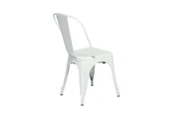 Wates Matte White Stacking Metal Cafe Chair Set Of 4 -KitchenCraft Store 283302 detail 46