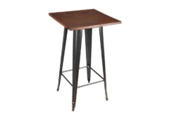 Weisman Antique Black And Walnut 41" Bar Table -KitchenCraft Store 283309 detail 45 1