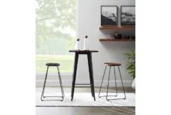 Weisman Antique Black And Walnut 41" Bar Table -KitchenCraft Store 283309 detail 48