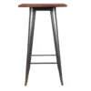 Weisman Antique Black And Walnut 41" Bar Table