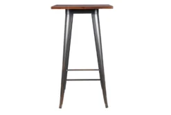 Weisman Antique Black And Walnut 41" Bar Table