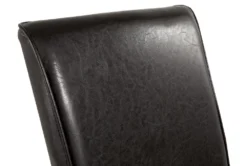 Braxton Brown Upholstered Side Chair Set Of 2 -KitchenCraft Store 283770 brown fabric dining chair detail 44