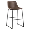 Edison Brown 29" Bar Stool Set Of 2