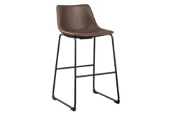 Edison Brown 29" Bar Stool Set Of 2