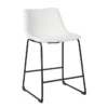 Edison White 24" Counter Stool Set Of 2