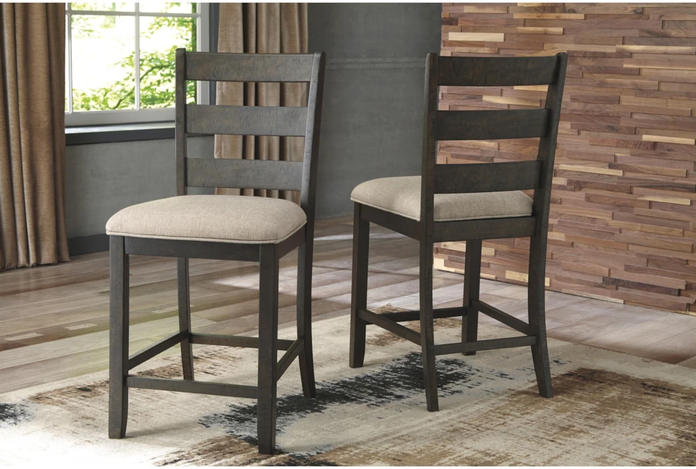 Rogan 25" Counter Stool Set Of 2 2 Rogan 25" Counter Stool Set Of 2 - Image 2