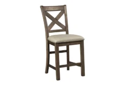 Kelvin Upholstered 24" Counter Stool Set Of 2