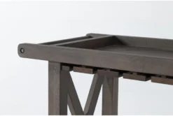 Jaxon Grey Bar Cart -KitchenCraft Store 284157 grey wood bar cart detail 45
