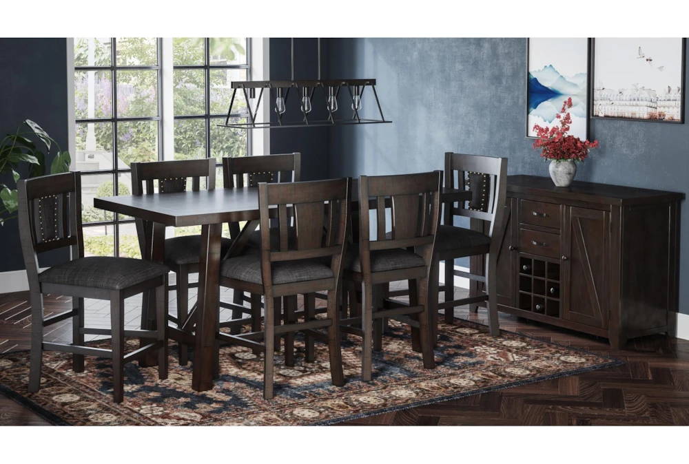 Henley Counter With Stool Set For 6 1 Henley Counter With Stool Set For 6