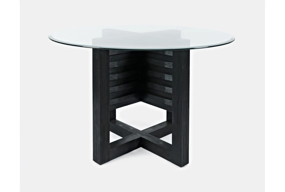 Zachar Charcoal 48" Round Counter Table 1 Zachar Charcoal 48" Round Counter Table