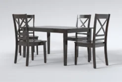 KitchenCraft Store -KitchenCraft Store 284346 brown wood dining set side 18