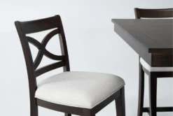 Sorensen 42" Bar Table Set For 4 -KitchenCraft Store 284953 brown wood bar set detail 44