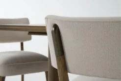 Felix 74-94" Extension Toasted Natural Oak Dining Set For 6 -KitchenCraft Store 284961 natural wood dining set detail 45