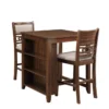 Joni Cherry 37" Storage Counter Set For 2
