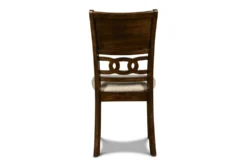 Joni Cherry Round 47" Dining Table Set For 4 18 Joni Cherry Round 47" Dining Table Set For 4 -KitchenCraft Store 286852 brown wood dining set back 82