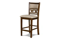 Joni Cherry Round 42" Counter Set For 4 16 Joni Cherry Round 42" Counter Set For 4 -KitchenCraft Store 286854 brown wood counter height set detail 44 1