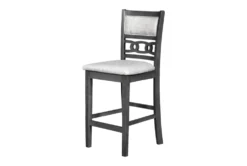 Joni Grey Round 42" Counter Set For 4 20 Joni Grey Round 42" Counter Set For 4 -KitchenCraft Store 286855 grey wood counter height set detail 45 1