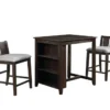 Kaine Cherry 36" Storage Counter Set For 2