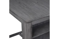 Kaine Gray 36" 3 Piece Storage Counter Set For 2 22 Kaine Gray 36" 3 Piece Storage Counter Set For 2 -KitchenCraft Store 286860 grey wood counter height set detail 44 1