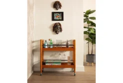 Alton Bar Cart 12 Alton Bar Cart -KitchenCraft Store 286875 brown wood bar cart room 47