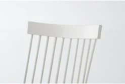 Edward Winter White Windsor Side Chair -KitchenCraft Store 287741 grey wood dining set detail 44