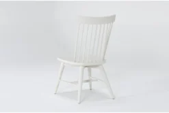 Edward Winter White Windsor Side Chair -KitchenCraft Store 287741 grey wood dining set side 19
