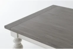 Edward 66" Dining With Urban Grey Chairs And Winter White Chairs Set For 6 -KitchenCraft Store 287764 grey wood dining set detail 46