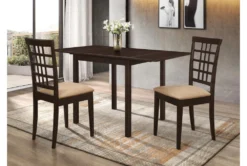 Ricardo 30" Drop Leaf Dining Table -KitchenCraft Store 288729 brown fabric dining table room 85