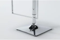 Elliott Adjustable Bar Stool Chrome And Grey -KitchenCraft Store 289157 grey wood bar stool detail 45