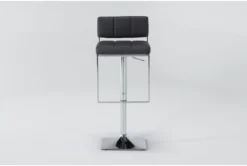 Elliott Adjustable Bar Stool Chrome And Grey