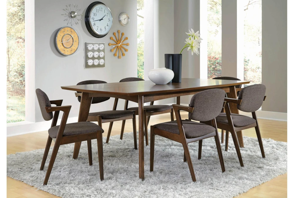 Lantry 78" Rectangular Dining Set For 6 1 Lantry 78" Rectangular Dining Set For 6