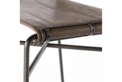 Wendy Distressed Brown Counter Stool -KitchenCraft Store 294872 brown polyester counter height stool detail 44
