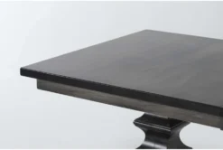 Barton Dew 104" Extension Dining Table -KitchenCraft Store 297383 grey wood dining table detail 45