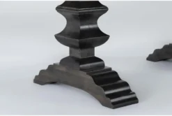 Barton Dew 104" Extension Dining Table -KitchenCraft Store 297383 grey wood dining table detail 46