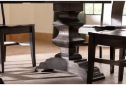 Barton Dew 104" Extension Dining Table -KitchenCraft Store 297383 grey wood dining table room 49