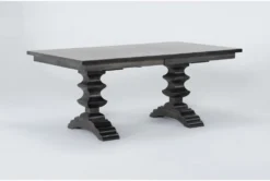 Barton Dew 104" Extension Dining Table -KitchenCraft Store 297383 grey wood dining table side 20