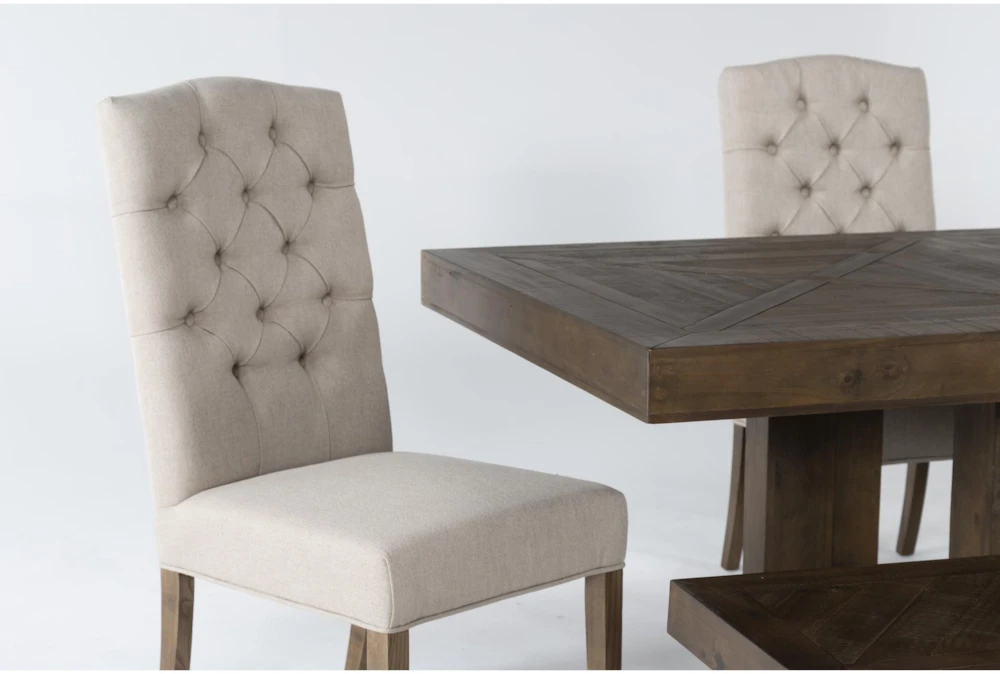 Palazzo 106" Dining With Bench + Biltmore Side Chair Set For 6 3 Palazzo 106" Dining With Bench + Biltmore Side Chair Set For 6 - Image 3