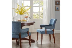 Calloway Blue Arm Dining Chair -KitchenCraft Store 297830 blue wood dining chair room 85