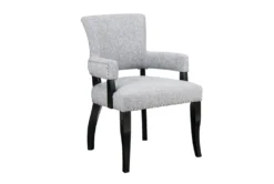 Calloway Grey Arm Dining Chair -KitchenCraft Store 297831 grey wood dining chair side 14