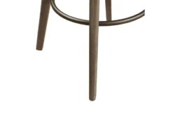 Marshall Grey Bar Stool With Swivel Seat -KitchenCraft Store 297858 grey wood bar stool detail 45