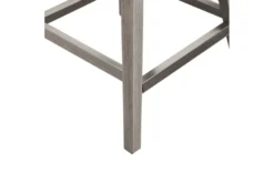 Walsh Charcoal Swivel Counter Stool -KitchenCraft Store 297868 brown wood counter height stool detail 44