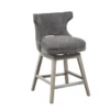 Walsh Charcoal Swivel Counter Stool