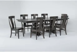 Barton Dew Extension Dining Set For 8 -KitchenCraft Store 297881 grey wood dining set side 18