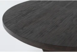 Gustav 48" Round Dining Table By Nate Berkus + Jeremiah Brent 6 Gustav 48" Round Dining Table By Nate Berkus + Jeremiah Brent -KitchenCraft Store 298471 dark brown wood dining table detail 44