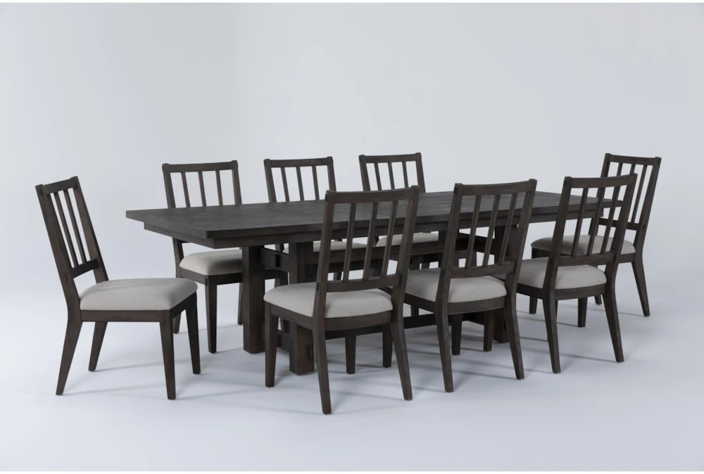 Gustav 78"-98" Extension Rectangle Dining With Side Chairs Set For 8 By Nate Berkus + Jeremiah Brent 2 Gustav 78"-98" Extension Rectangle Dining With Side Chairs Set For 8 By Nate Berkus + Jeremiah Brent - Image 2